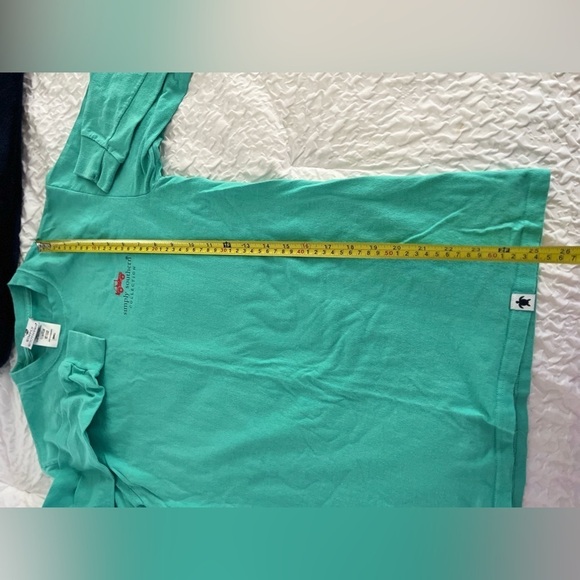 Simply Southern Preppin for The Holidays Sm Long Sleeve T Shirt Doggy Sea Foam - Picture 8 of 8